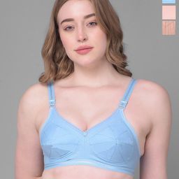 Dollar Missy Pack Of 3 Full Coverage All Day Comfort Cotton Everyday Bras-picture-32
