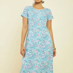 Soch Floral Printed Straight Kurta-picture-5