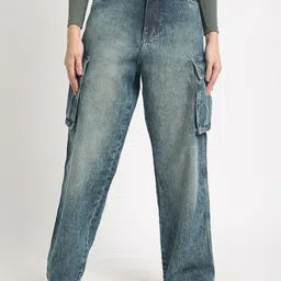 Bene Kleed Women Relaxed Fit High-Rise Light Fade Jeans-picture-36
