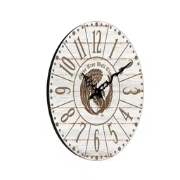 olive tree Katana Multicolour Engineered Wood Wall Clock image 4