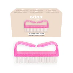 Feel Good Club Finger & Toe Nail Cleaning Brush - Manicure & Pedicure Scrubber Tool With Grip Handle image 1