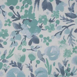 maspar Blue Fruit Print 200 TC Cotton King Size Bed Sheet with 2 Pillow Covers Sensory Bloom Collection image 5