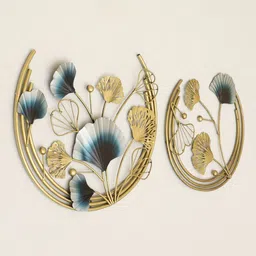 vedas Yoko Leafs Set Wall Decor Of 2 image 4