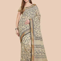 Rani Saahiba Floral Printed Gadwal Saree-image-52