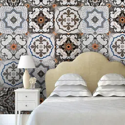 Jaamso Royals Multicoloured Mexican Tile Self-Adhesive Waterproof Wallpaper-image-18