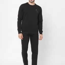 Sweet Dreams Men Black Solid Tracksuits-picture-19