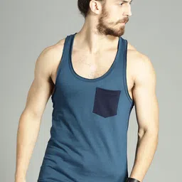 Roadster Time Travlr Men Sleveless T-shirt with Raw Edges-picture-19