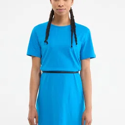 TERRANOVA Solid Shirt Mini Dress with Belt-picture-14