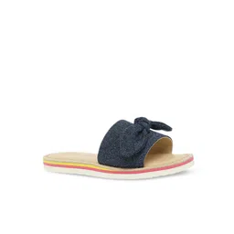 Aria Nica Girls Bow Embellished Open Toe Flats-picture-18