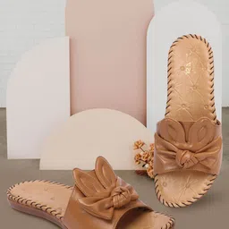 TRASE Women Open Toe Flats with Bows-picture-13