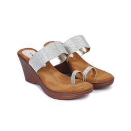 Shezone Textured Wedge Sandals-picture-31