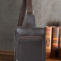 CIMONI Unisex Textured Leather Crossbody Backpack-picture-22