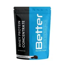 Better Nutrition Whey Protein Concentrate 1kg | 24g Protein & 5.8g BCAA per scoop| No Added Sugar | Whey Protein Concentrate For Women & Men | Double Chocolate | Muscle Building | Whey for Workouts | Bodybuilding-picture-17