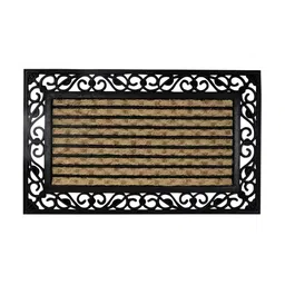 HOKIPO Brown Textured Anti-Skid Doormat-image-26