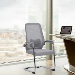 royaloak Venice Breathable Guest Chair in Grey Colour image 1