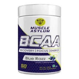 Muscle Asylum Bcaa Powder 0g Sugar Pre/Post & Intra Workout Muscle Recovery Drink with Amino Acids - 3g of BCAAs With Nootropics Matrix for Men & Women (50 Servings) - 300g-picture-12