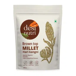 Desi Nutri Brown Top Millet Grains | Millets | Natural Grains | Andu Korralu | Korale | Choti Kangni | Brown Top Millet | Siridhanya Millets | Sri Anna | Sree Anna - 500g-image-32