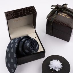 The Tie Hub Men Printed Accessory Gift Set-picture-3