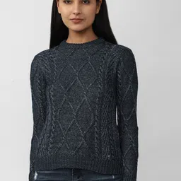 Van Heusen Woman Cable Knit Cotton Pullover Sweater-picture-27