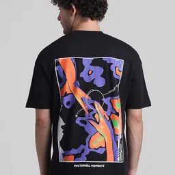 Jack & Jones Oversized Graphic Printed Drop-Shoulder Cotton T-shirt-picture-27