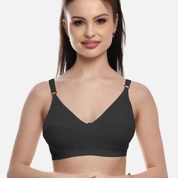 FIMS Women Pack Of 3 Solid Cotton Non Padded Bra-picture-38