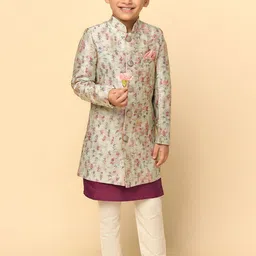 KISAH Boys Kurta Sherwani Set image 5