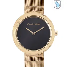 Calvin Klein Women Twisted Bezel Stainless Steel Bracelet Style Analogue Watch 25200012-picture-37