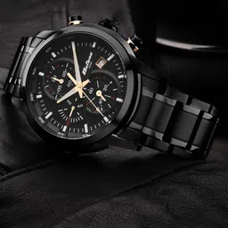 Titan Octane Men Black Dial & Black Stainless Steel Bracelet Style Straps Analogue Watch-picture-25