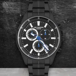 Lee Cooper Men Brass Printed Dial Straps Digital Chronograph Watch LC07277.690-picture-32