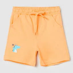 max Boys Solid Mid-Rise Cotton Casual Shorts-picture-51