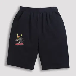 ZIP ZAP ZOOP Boys Mid Rise Pure Cotton Shorts-image-89