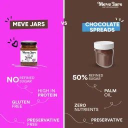 Meve Jars - Hazelnut Chocolate Spread with Dates | Vegan | 73% Hazelnut | No Prezervatives | Gluten Free | High in Protein (Crunchy) image 5