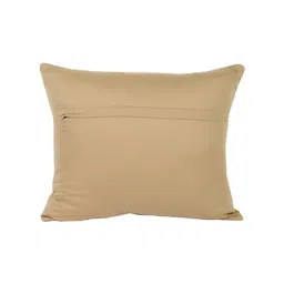 house this Beige Cotton and Satin Solid 16x16 inches Cushion Covers (Set of 3) image 4
