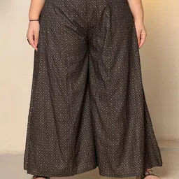 Juniper Women Printed Flared Palazzos-image-18