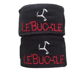 Le Buckle Boxing Training Gloves 10 oz and Hand Wraps Black image 3