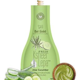 Nat Habit Fresh Ksheer Lepa Aloe Cucumber Face Mask 40gm-picture-36