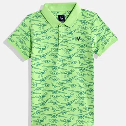 Allen Solly Junior Boys Printed Polo Collar T-shirt-picture-33