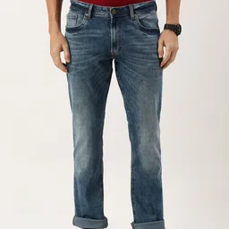 Peter England Casuals Men Slim Fit Heavy Fade Jeans-image-72