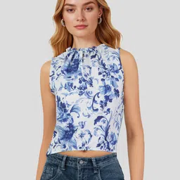 Mast & Harbour Floral Print Crop Top-picture-14