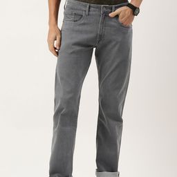 Peter England Casuals Men Slim Fit Heavy Fade Jeans-picture-2