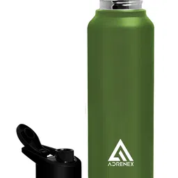 ADRENEX Green & Black Stainless Steel Water Bottle 700 ml-picture-25