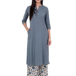 Neemiya Women Floral Regular Kurta with Palazzos-picture-26