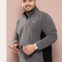 Sztori Men Plus Size Colourblocked Sweatshirt-picture-28