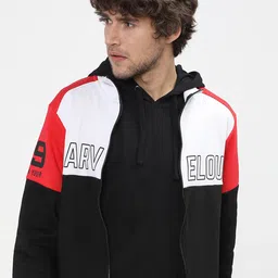 HIGHLANDER Men Printed Hooded Sweatshirt image 1