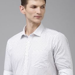 Park Avenue Slim Fit Floral Printed Formal Shirt-picture-26