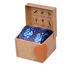 Tossido Men Blue Printed Necktie-picture-17