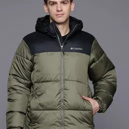 Columbia Men Puffect II  Hooded Colourblocked Insulator Outdoor Puffer Jacket-picture-16