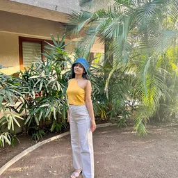 Tokyo Talkies Women Stylish Mustard Solid Top-image-11