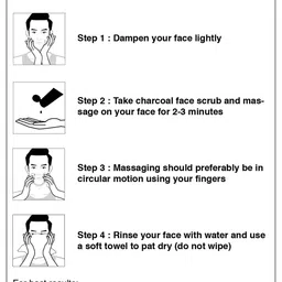THE MAN COMPANY Set of Charcoal Face Scrub & Lightening Lip Balm image 3
