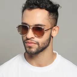 IDEE Men Aviator Sunglasses With UV Protected Lens IDS2914C2SG-picture-40